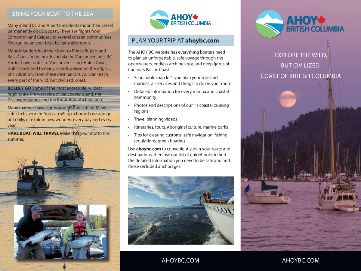 AHOY BC Boat Show Brochure listing